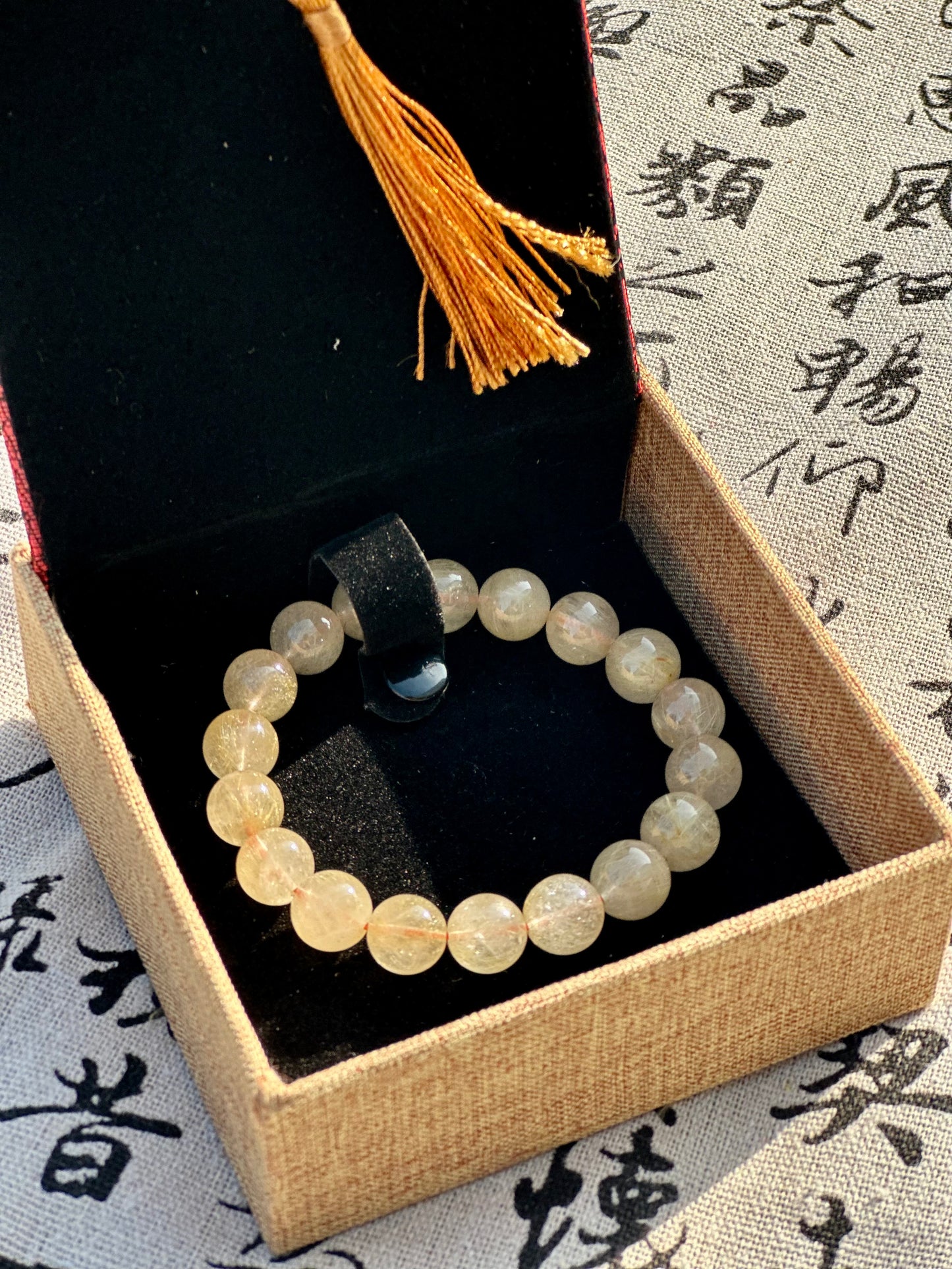Deep Yellow Rutilated Quartz