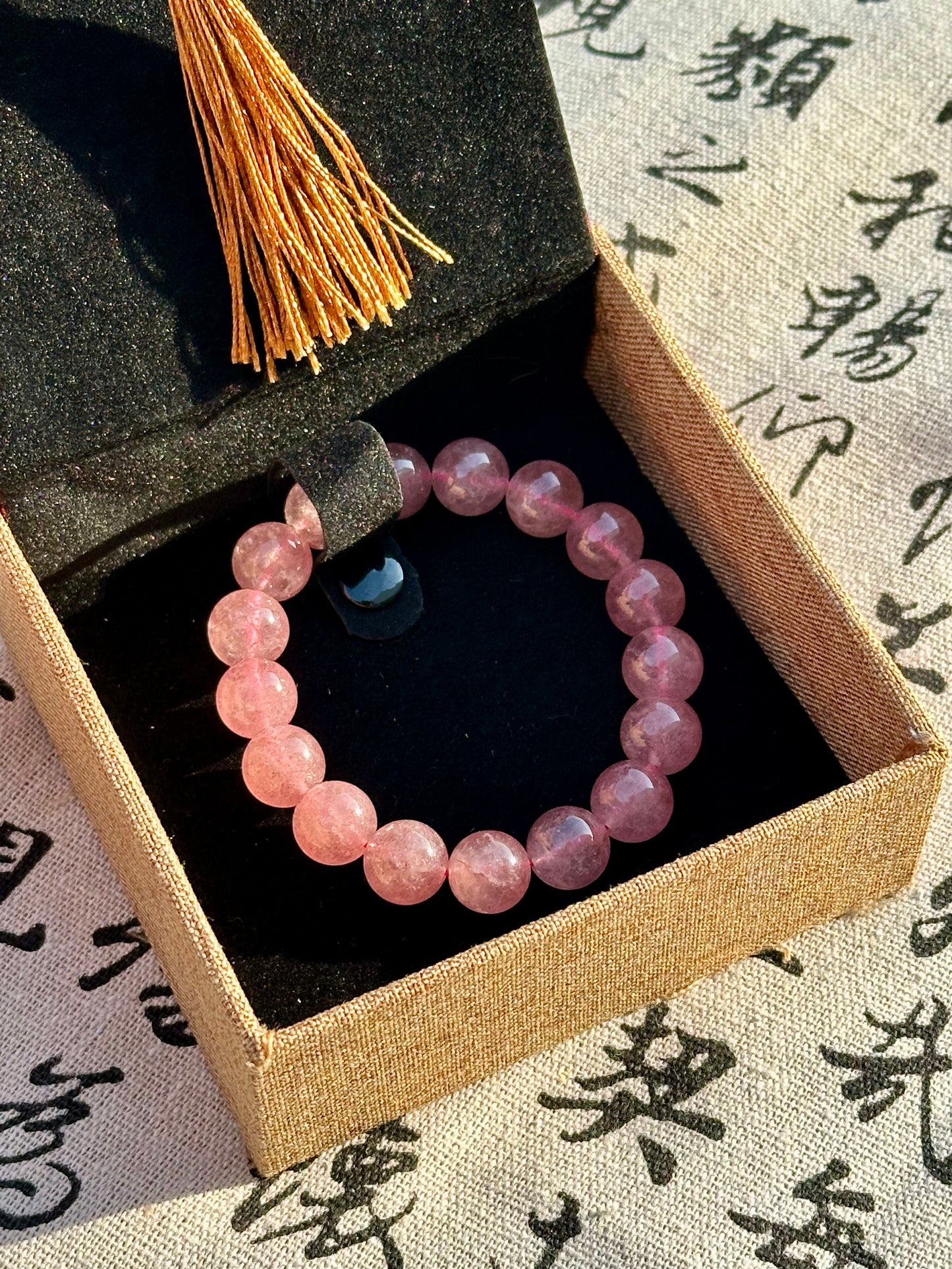 Pink Rutilated Quartz