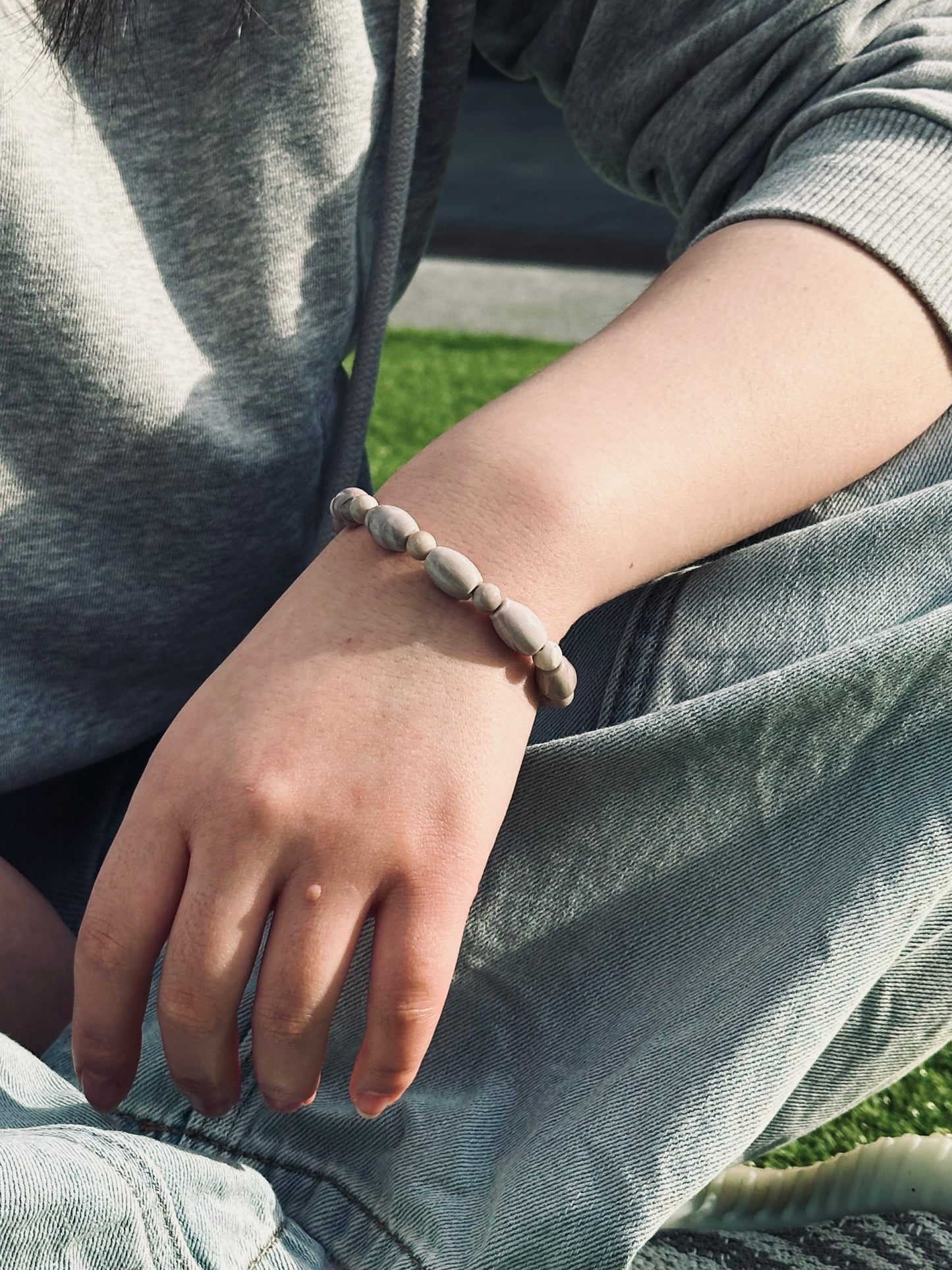 Lunar Essence Petrified Wood Bracelet