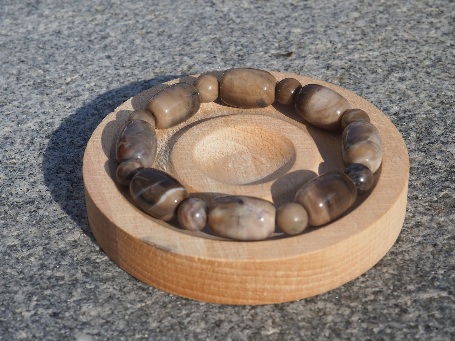 Jupiter Series Petrified Wood Bracelet