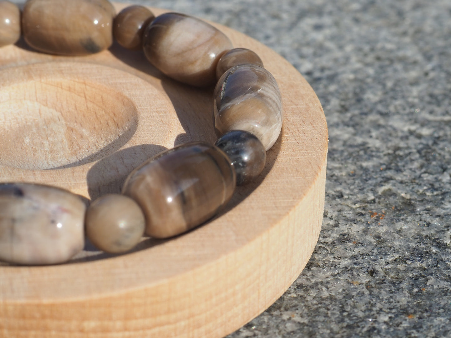 Jupiter Series Petrified Wood Bracelet