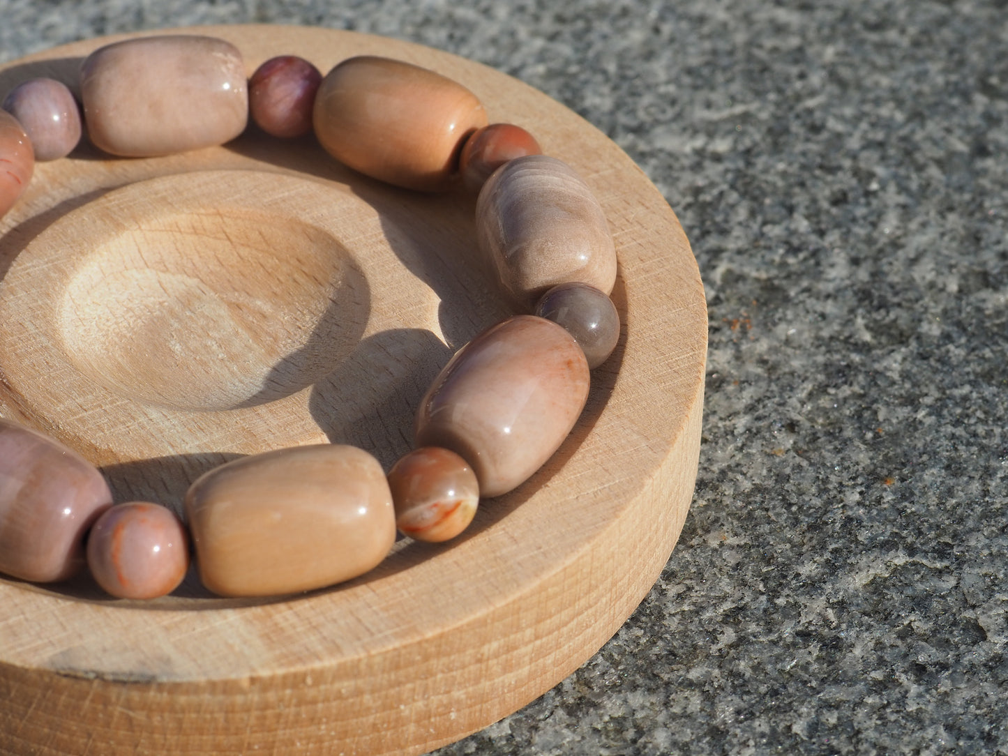 Jupiter Series Petrified Wood Bracelet